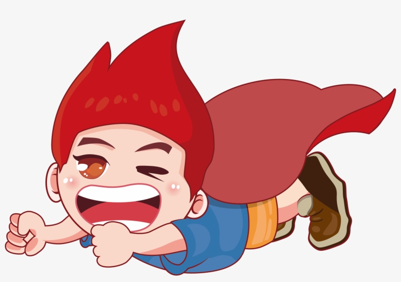 Superman Cartoon Clip Art - Cartoon, transparent png download