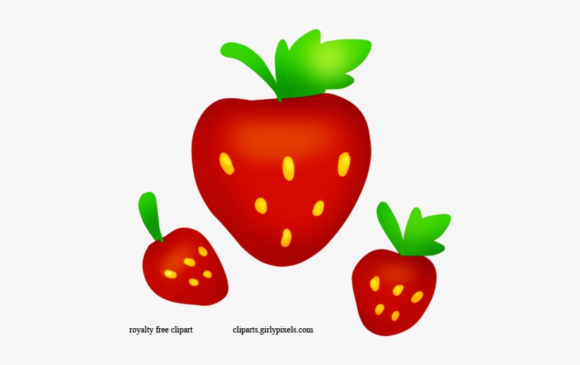 Free Cliparts Strawberry Clipart - Easy Strawberry Clipart, transparent png download