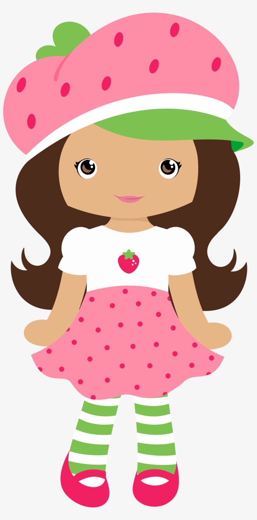 Moranguinho - Grafos-strawberrygirl12 - Minus - Doll Clipart, transparent png download