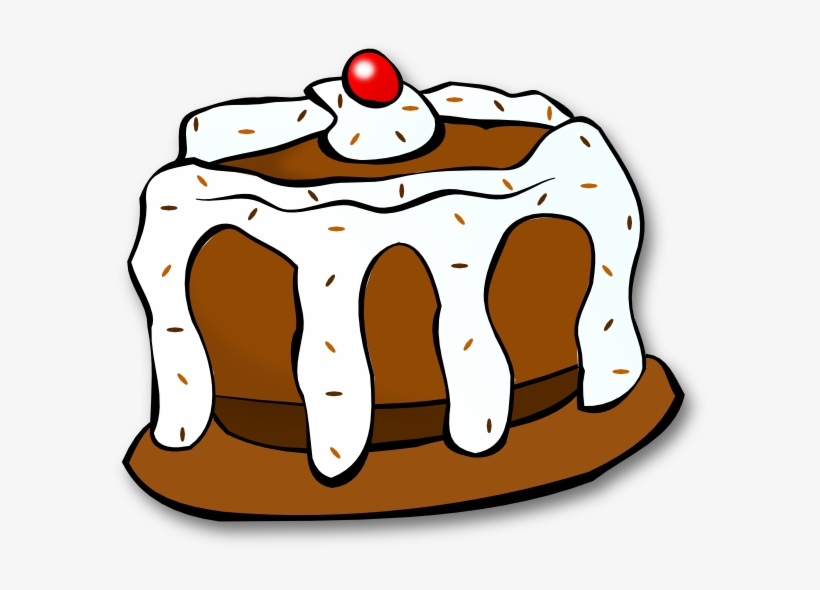There Is 53 Clip Art Hot Cocoa And Cookies Png Free - Chocolate Cake Clip Art, transparent png download