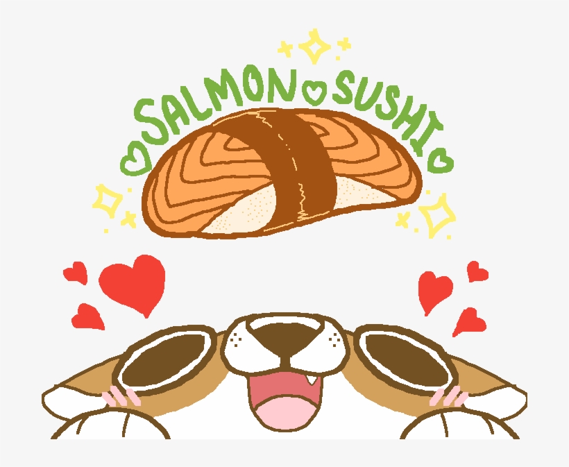Salmon Sushi - Sushi, transparent png download