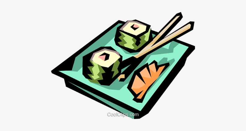 Sushi Royalty Free Vector Clip Art Illustration - Clip Art, transparent png download