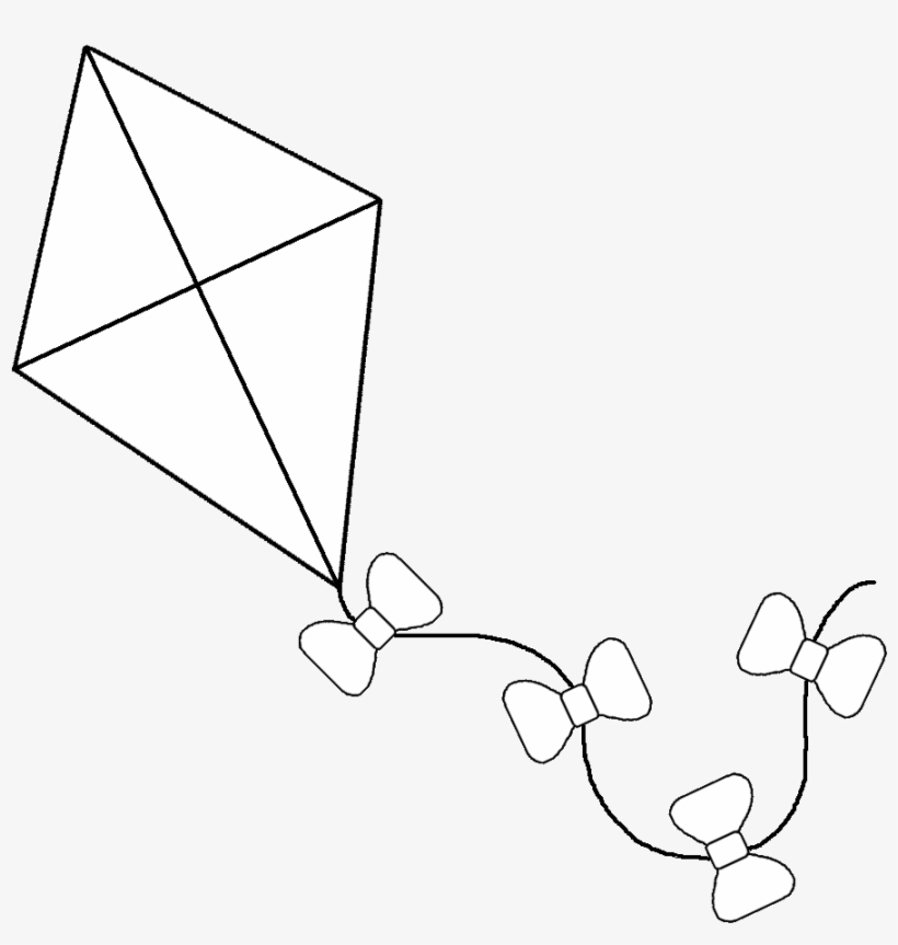 Kite With Black Background, transparent png download