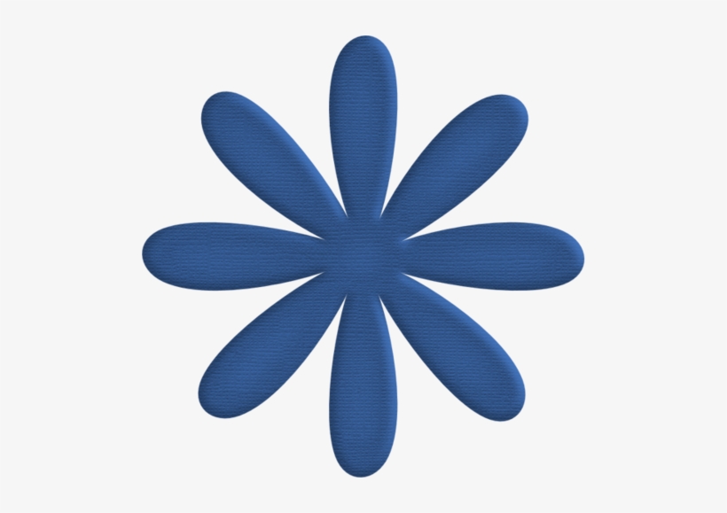 Jss Denimanddaisies Cardstock Daisy Blue Dark - Magenta Mattress Logo, transparent png download