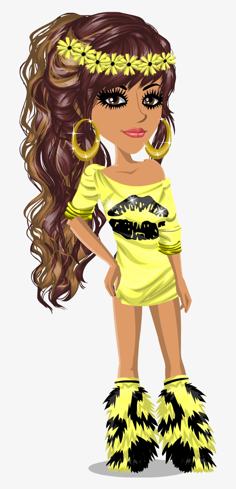 Yellow Blackmovie Starsdrawing - Movie Star Planet Transparent, transparent png download