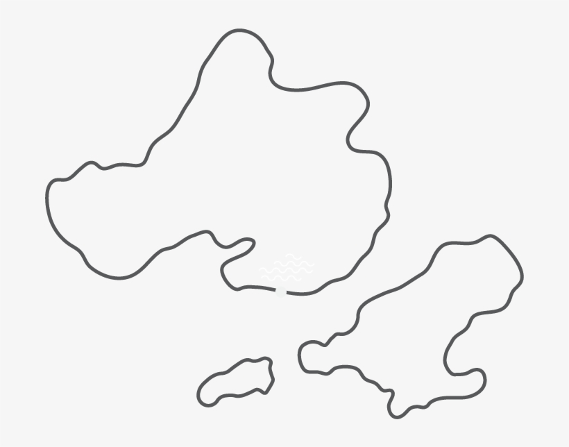 Illustrated Map Of Madison, Wi Showing Outlines Of - Outline Of Lake Mendota, transparent png download