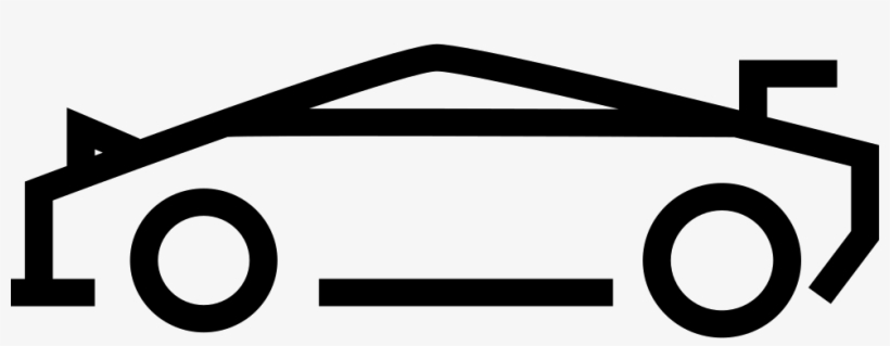 Car Outline Of Modern Design Side View Comments - Car, transparent png download