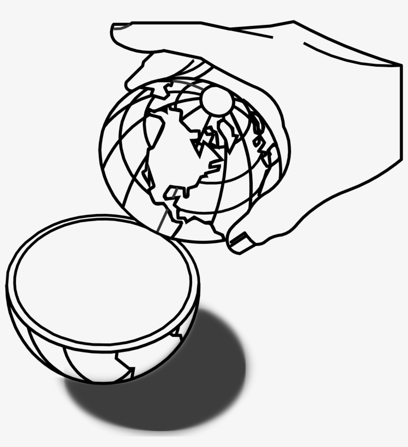 This Free Icons Png Design Of Divided Globe, transparent png download