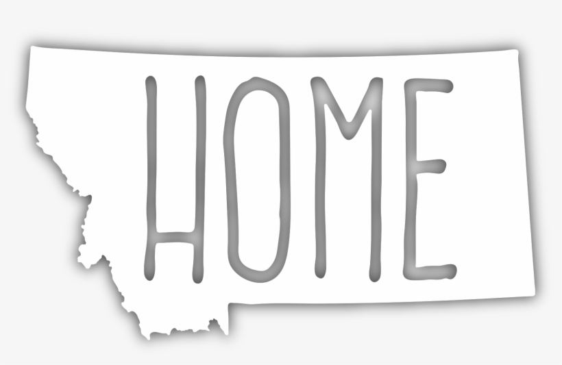 Mt Home Diecut Sticker - Montana, transparent png download