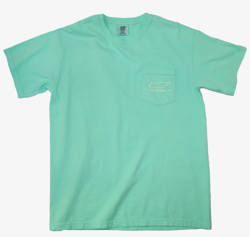 Tennessee Mint Green Pocket Tee - ドライ T シャツ ミント グリーン, transparent png download