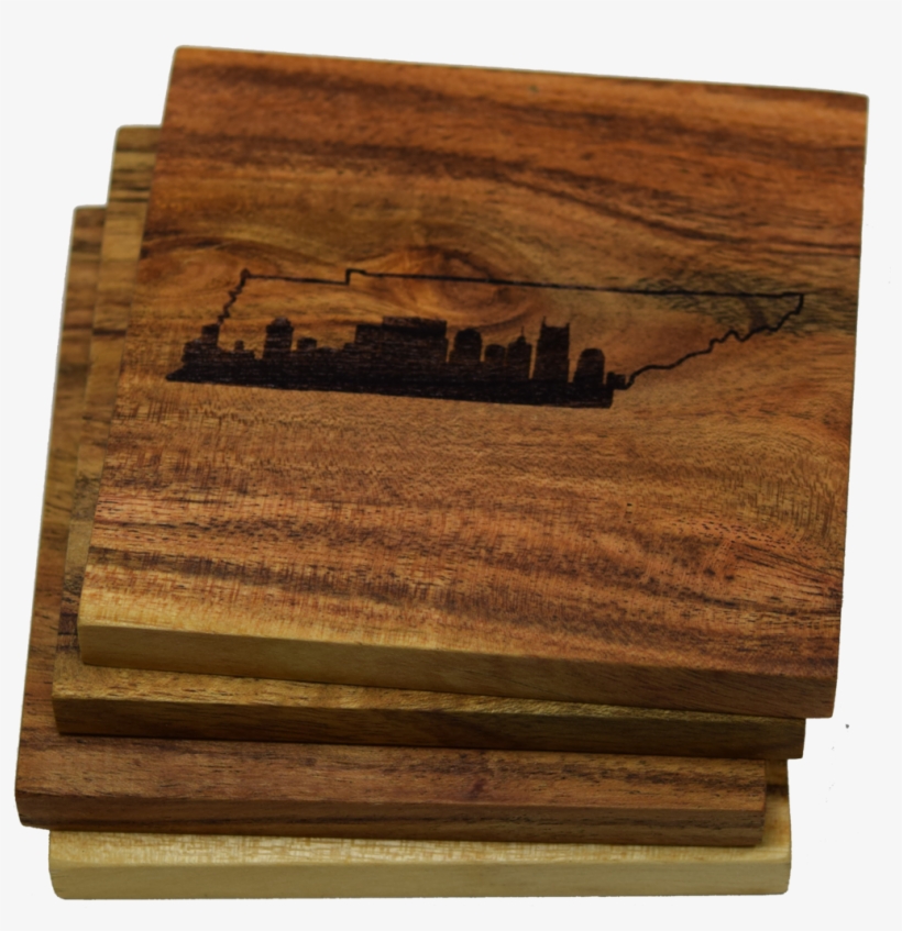 Nashville Skyline Within Tennessee State Outline Coasters - Prestige Decanters Nashville Skyline Within Tennessee, transparent png download