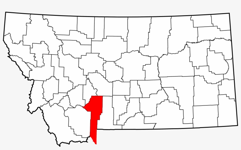 Map Of Montana Highlighting Gallatin County - Gallatin County, transparent png download