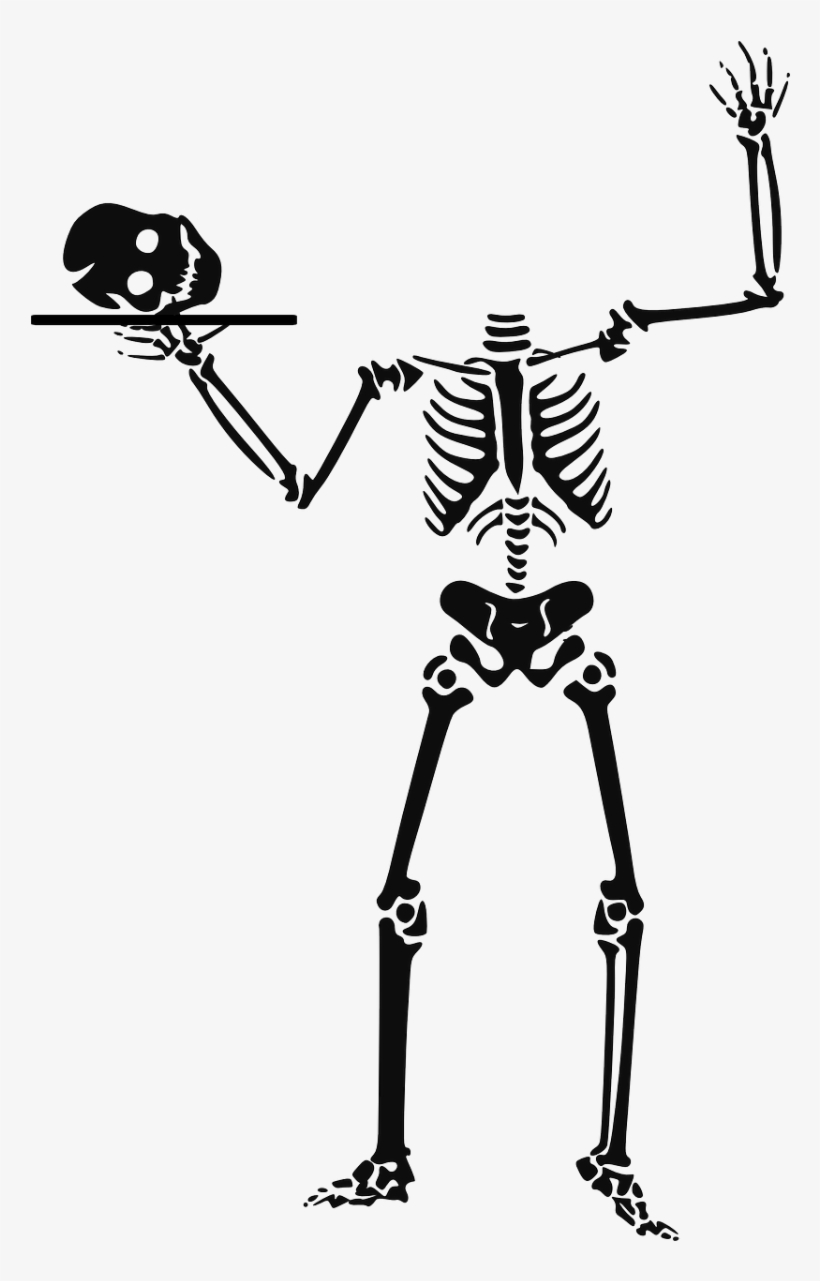 The Space 2 Be Halloween - Skeleton Clipart, transparent png download