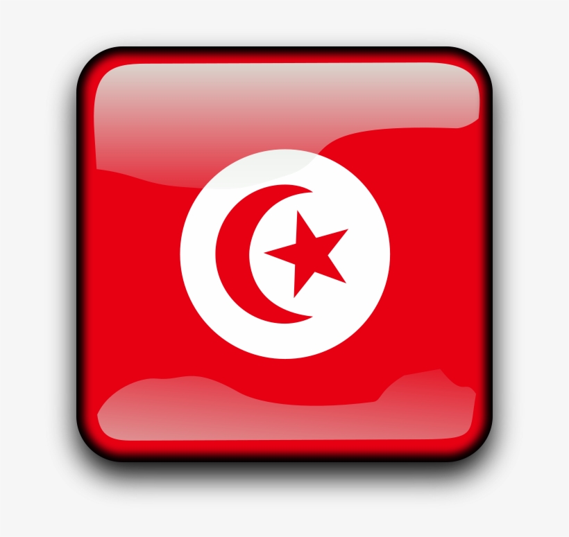 Tunisia Tn Flag Png Images - Tunisia Flag, transparent png download