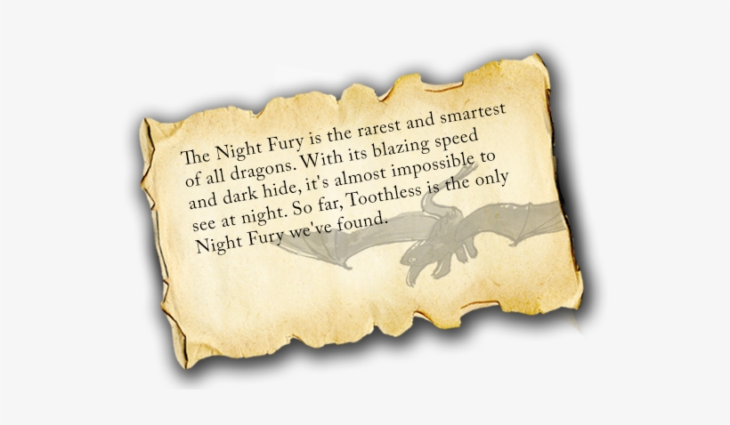 Dragons Bod Night Fury Info 1 - Gronckle Iron Recipe, transparent png download