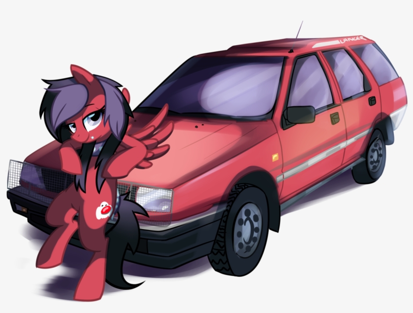 Pepooni, Car, Female, Lip Ring, Mare, Mitsubishi, Mitsubishi - Hatchback, transparent png download