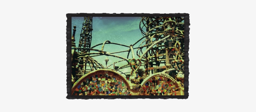 Progress Is Steady, But South L - Watts Towers / Nuestro Pueblo (mosaic), transparent png download