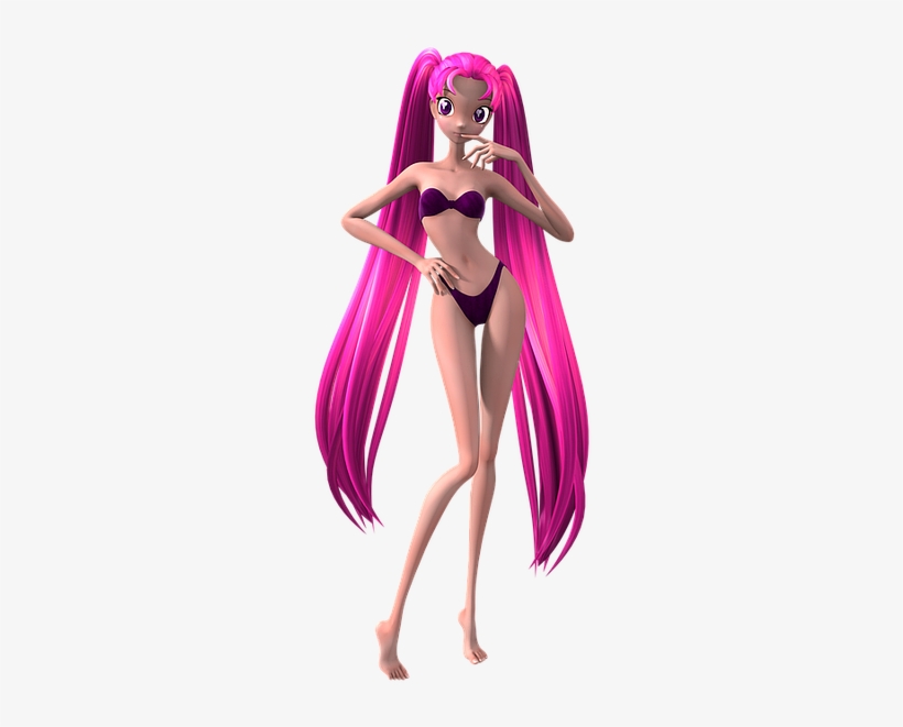 Galaxy Anime Girl, transparent png download