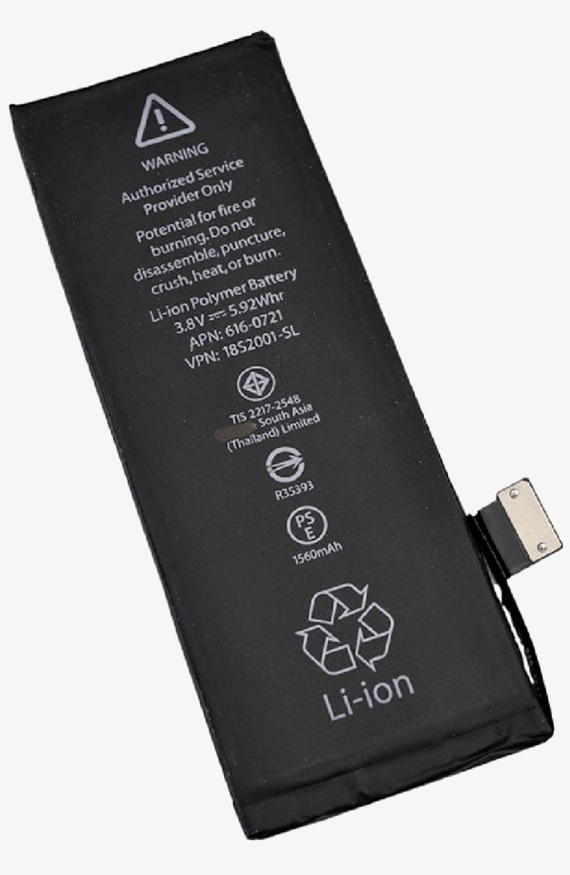 Microspareparts Battery Original A Grade Iphone 5s - Iphone 5s Battery South Asia, transparent png download