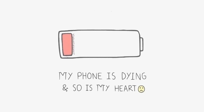 Battery, Iphone, And Png Image - Low Battery, transparent png download
