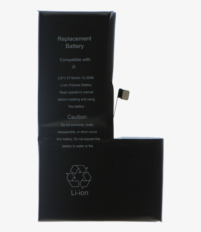 Iphone X Replacement Battery - Electric Battery, transparent png download