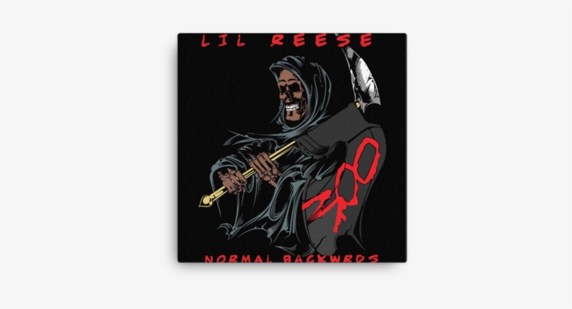 Normal Backwrds Canvas - Lil Reese, transparent png download
