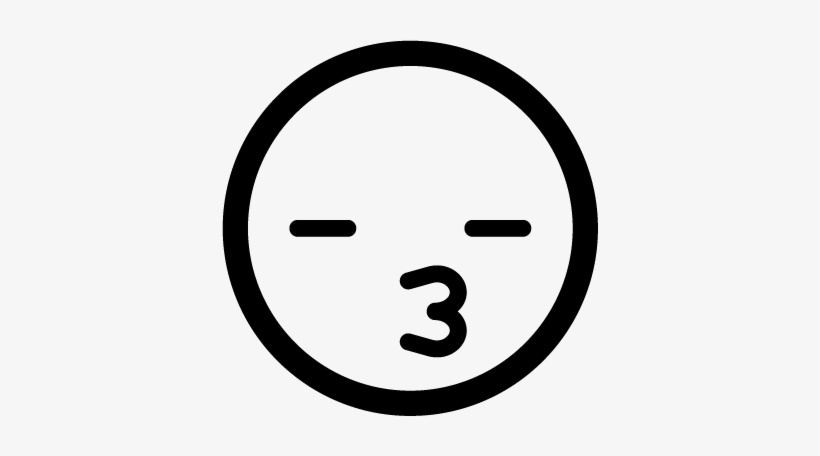 Kiss - Stick Figure Happy Face, transparent png download