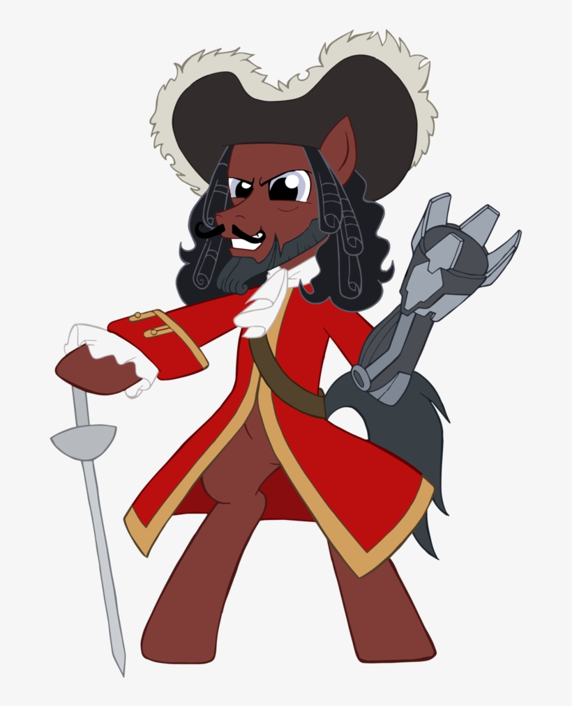 Edcom02, Bipedal, Captain Hook, Marvel, Peter Pan, - Mylittlepony Captain Hook, transparent png download