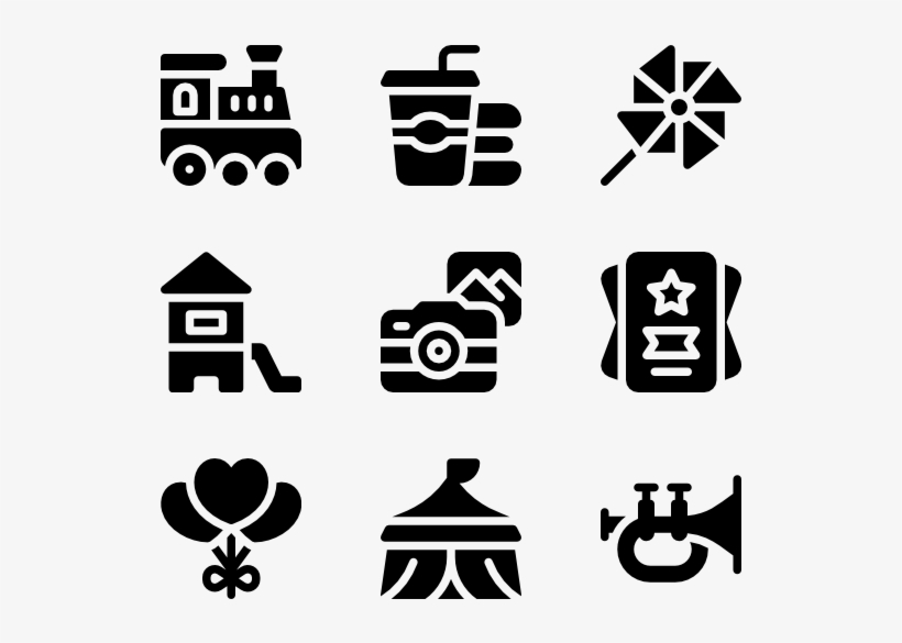 Fair 50 Icons View All 4 Icon Packs Of Ferris Wheel - Startup Icons Png, transparent png download