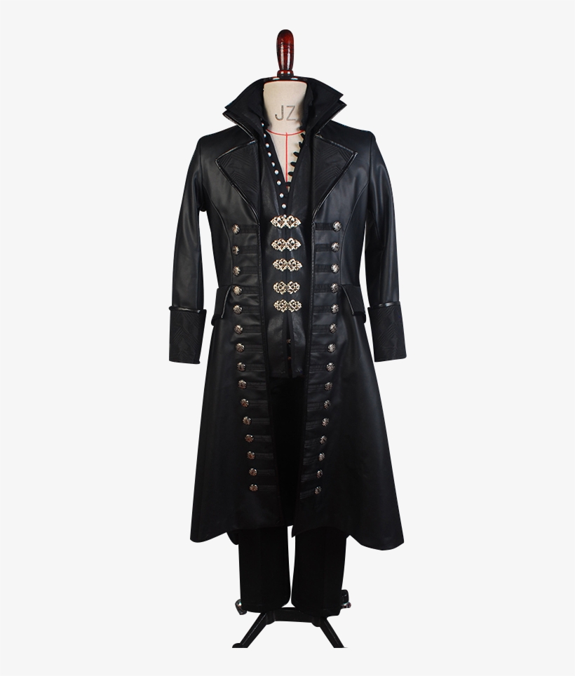 Once Upon A Time Captain Hook Cosplay Outfit Halloween, transparent png download