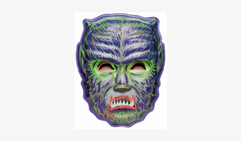 Large Midnight Man Wolf Vac-tastic Plastic Mask Wall - Mask, transparent png download
