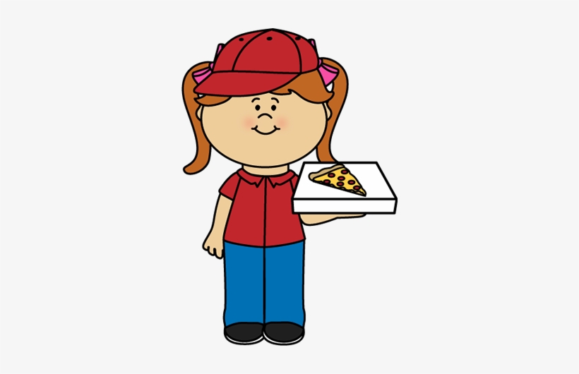 Top 61 Pizza Clip Art - Pizza Girl Clip Art, transparent png download
