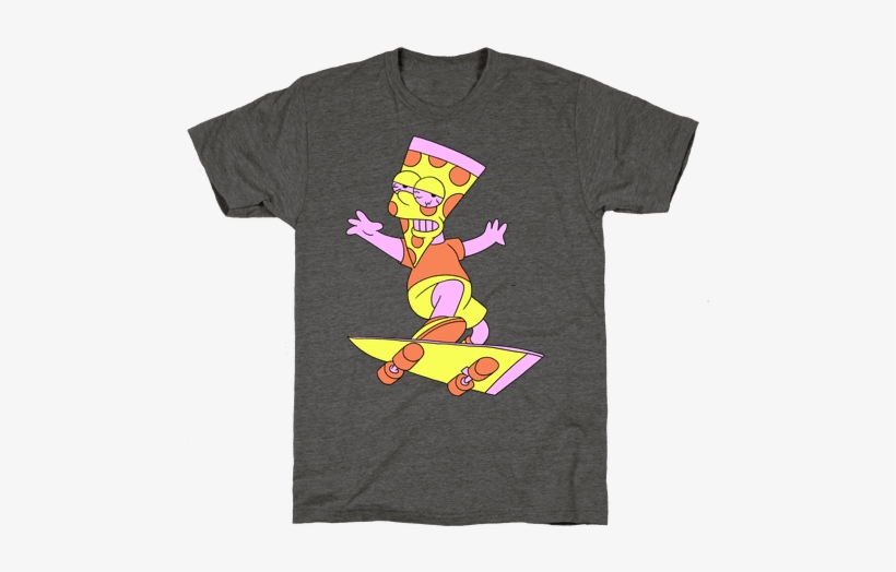Pizza Cartoon Stoner Boy Mens T-shirt - Gay Jesus Shirt, transparent png download
