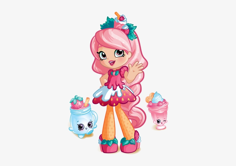 Smoothie Clipart Shopkins - Lucy Smoothie Shoppie Doll, transparent png download