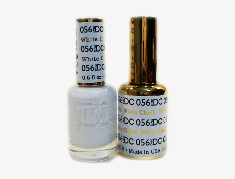 Dc Nail Lacquer And Gel Polish , Dc056, White Chalk, - Nail Polish, transparent png download
