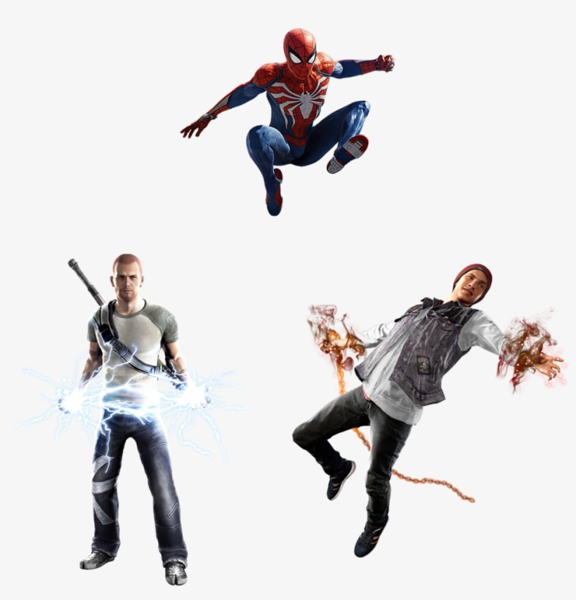 Open World Super-powered Heroes Duke It Out - Delsin Rowe, transparent png download