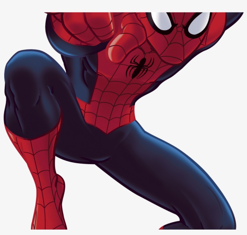 Free Spiderman Clipart - Wall Decal: Spiderman - Ultimate Spiderman Peel &, transparent png download