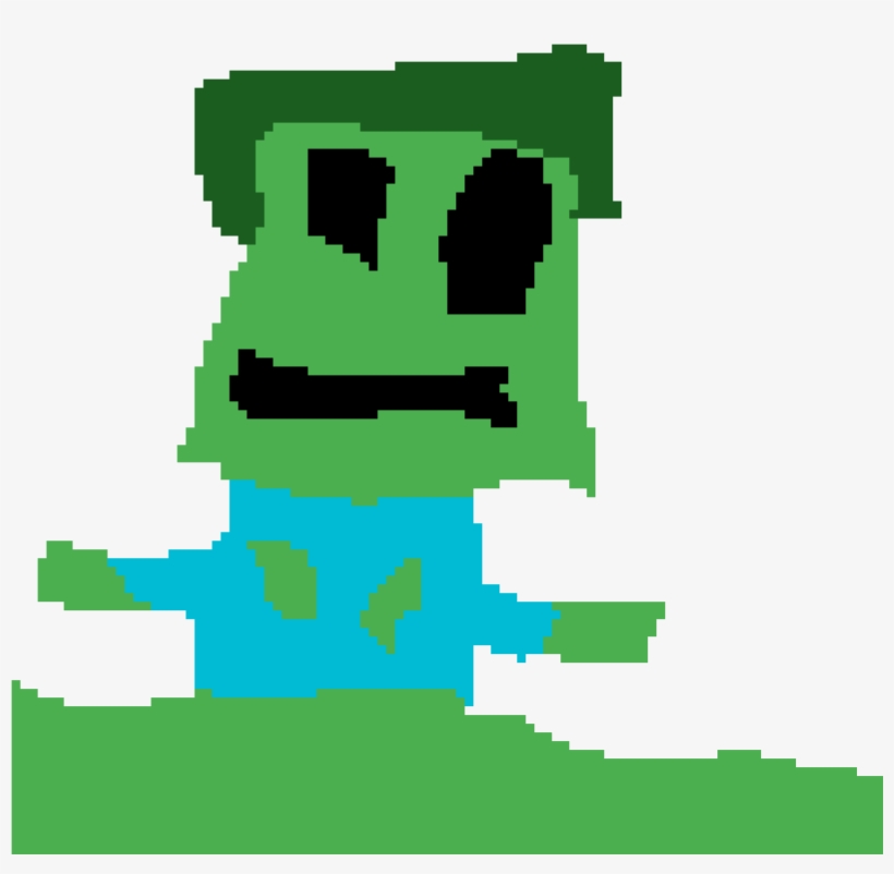Minecraft Zombie - Illustration, transparent png download