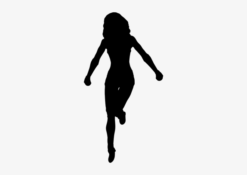 School Buses - Silhouette Female, transparent png download