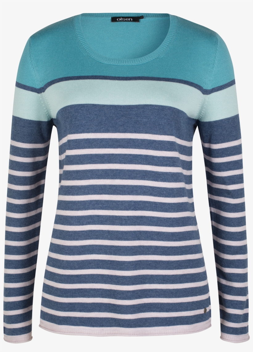 Pullover Horizontal Stripes - Sweater, transparent png download