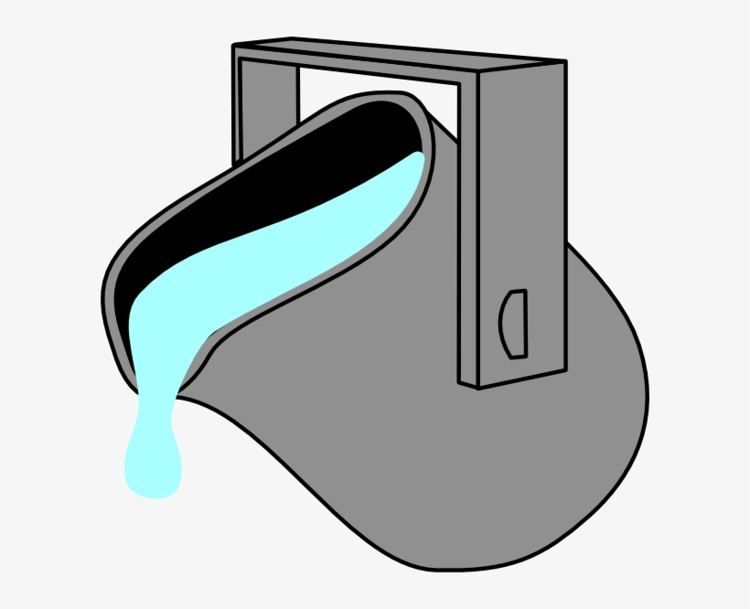 Paint Baby Blue Bucket Clip Art - Que Es Un Crisol, transparent png download