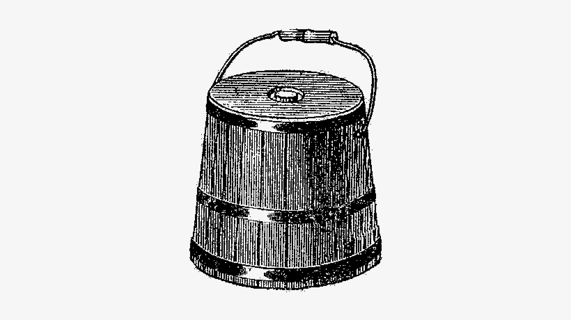 Water Bucket Illustration - Illustration, transparent png download