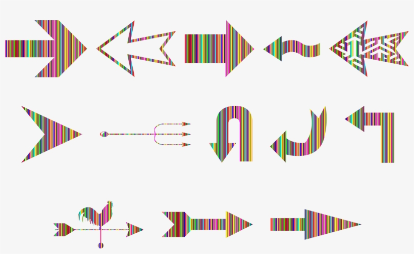 This Free Icons Png Design Of Variety Of Colorful Striped, transparent png download
