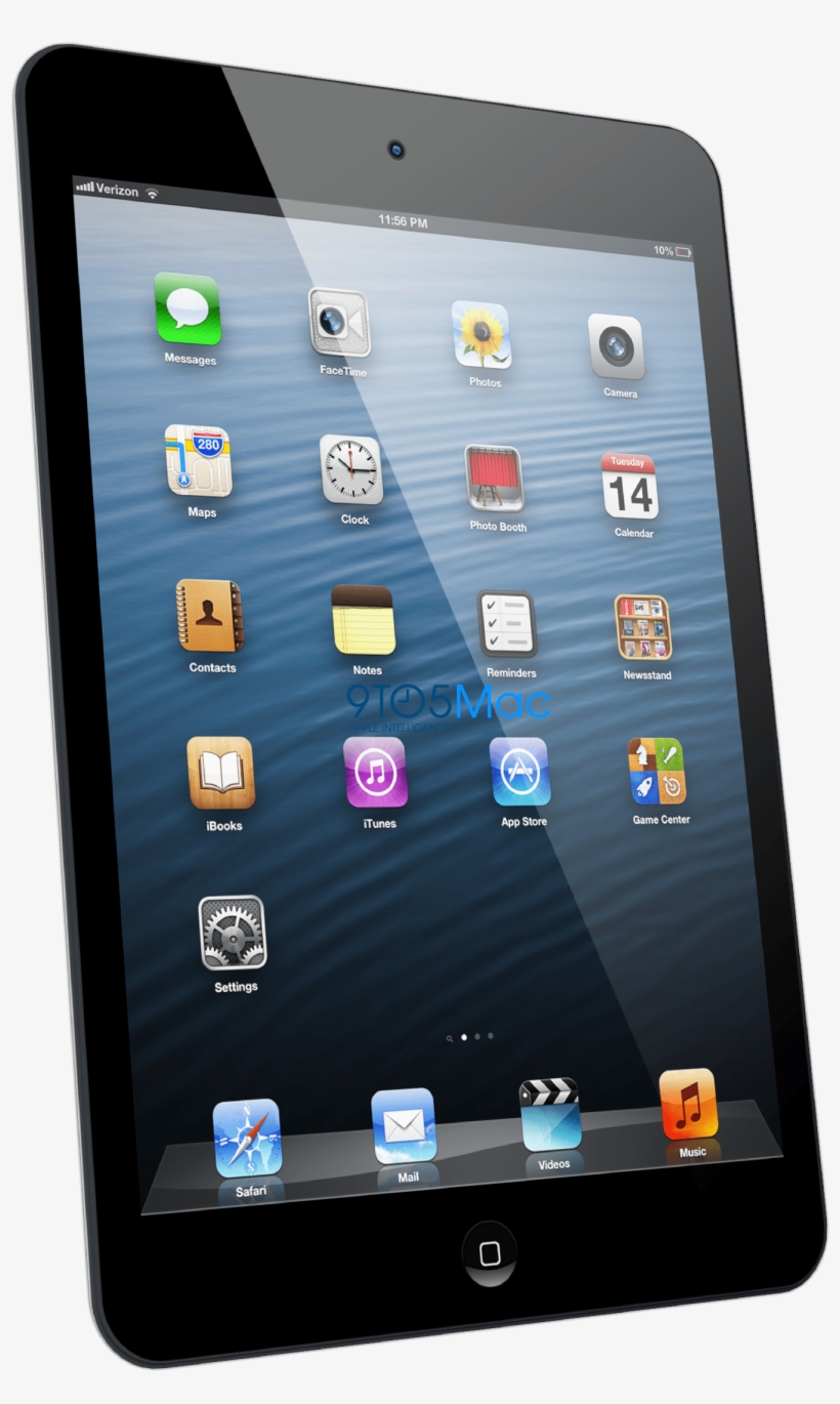 The Upcoming Ipad Mini Rendered In 3d Based On Reports - Apple Ipad Tablet 3, transparent png download