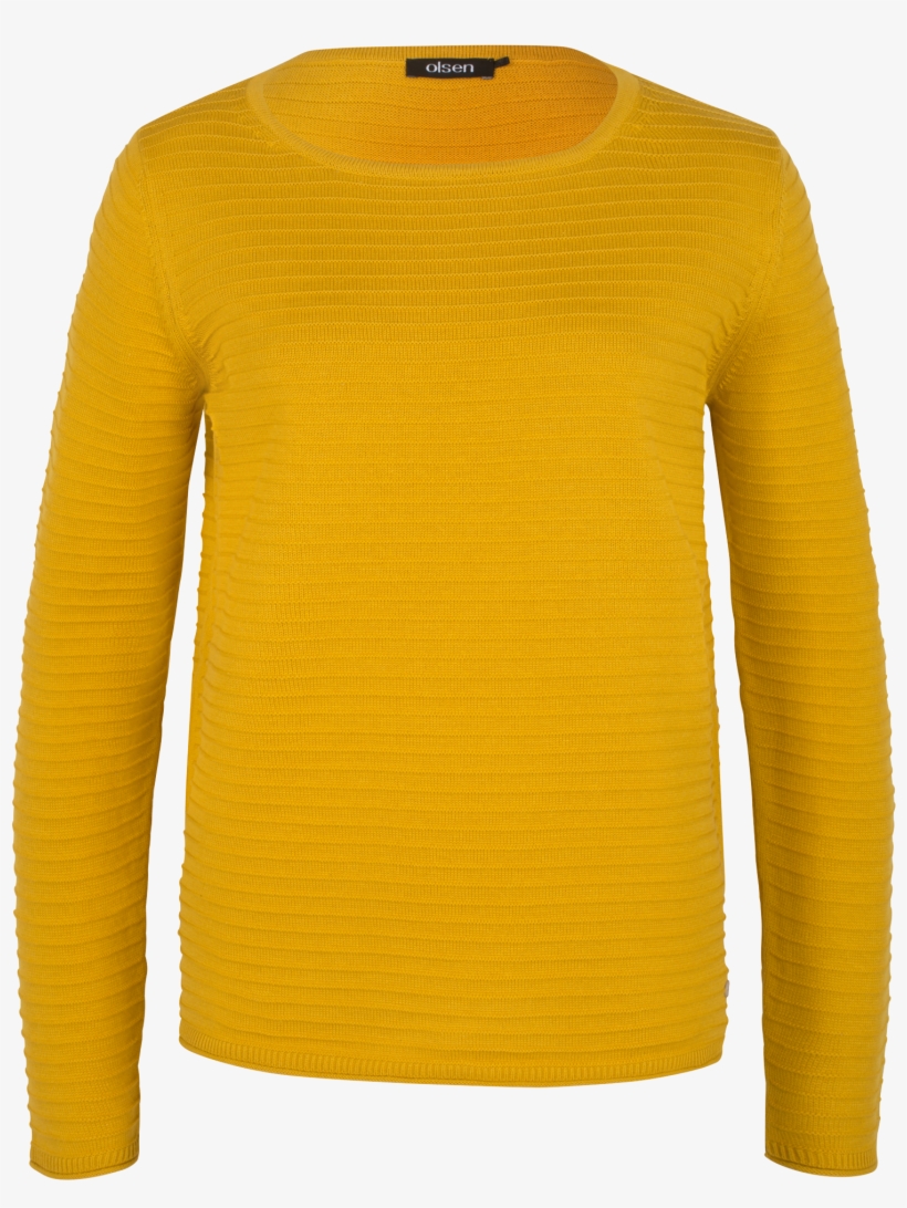 Pullover Horizontal Striped Knit Pattern - Sweater, transparent png download