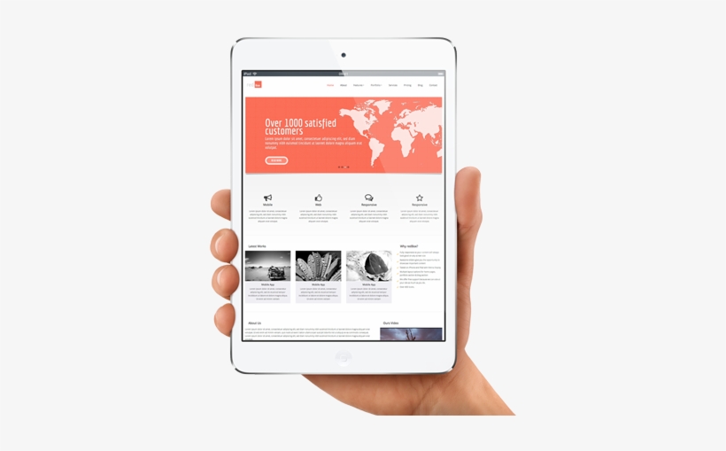 Ipad-mini - World Map, transparent png download