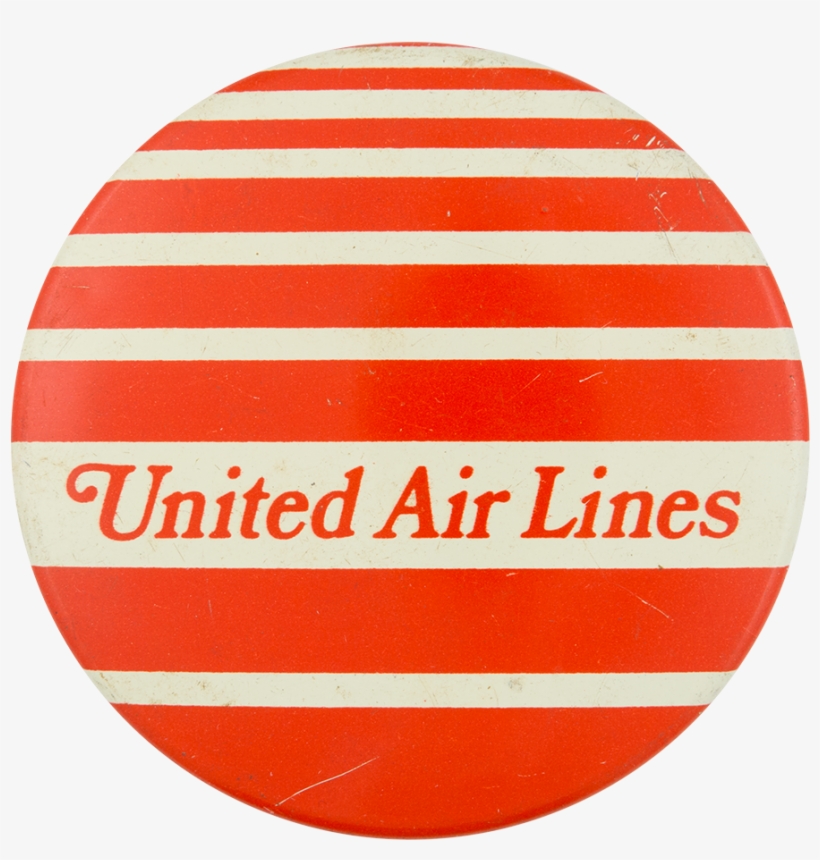 United Air Lines Advertising Button Museum - Circle, transparent png download