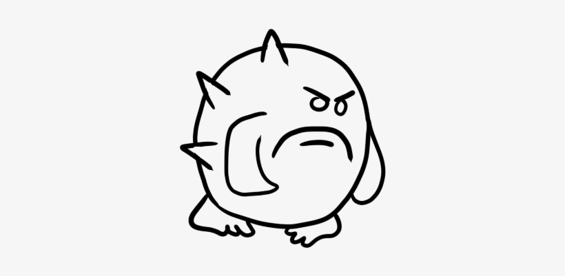 Angery Bob Bw, transparent png download