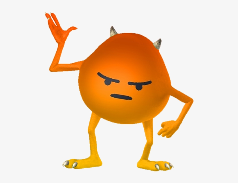 163kib, 537x573, Angery Wazowski - Monsters Inc Mike, transparent png download