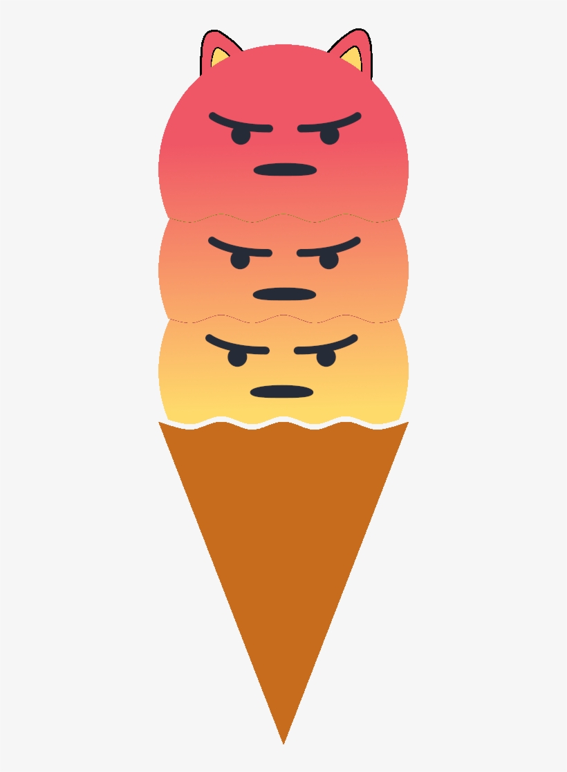 Mad Catscream - Chocolate Ice Cream, transparent png download